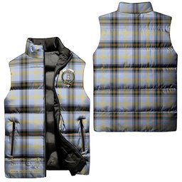 Scottish Bell Clan Tartan Puffer Vest, Family Crest Plaid Sleeveless Down Jacket Scottish Plaid Tartan Plaid - ScotsTee - scotstee.com