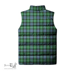 Scottish Arbuthnot Ancient Clan Tartan Puffer Vest, Family Crest Plaid Sleeveless Down Jacket Scottish Plaid Tartan Plaid - ScotsTee - scotstee.com