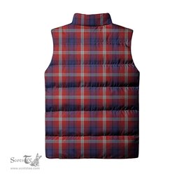 Scottish Ainslie Tartan Tartan Puffer Vest, Tartan Plaid Sleeveless Down Jacket Scottish Plaid Tartan Plaid - ScotsTee - scotstee.com
