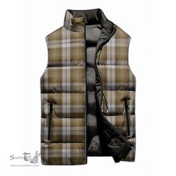 Scottish Baillie Dress Tartan Tartan Puffer Vest, Tartan Plaid Sleeveless Down Jacket Scottish Plaid Tartan Plaid - ScotsTee - scotstee.com