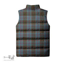 Scottish Anderson Clan Tartan Puffer Vest, Family Crest Plaid Sleeveless Down Jacket Scottish Plaid Tartan Plaid - ScotsTee - scotstee.com