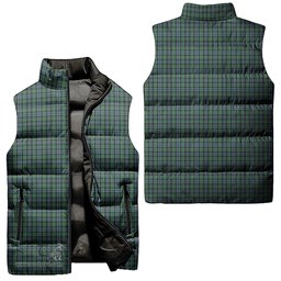 Scottish Arbuthnot Tartan Tartan Puffer Vest, Tartan Plaid Sleeveless Down Jacket Scottish Plaid Tartan Plaid - ScotsTee - scotstee.com