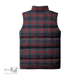 Scottish Allison Red Tartan Tartan Puffer Vest, Tartan Plaid Sleeveless Down Jacket Scottish Plaid Tartan Plaid - ScotsTee - scotstee.com