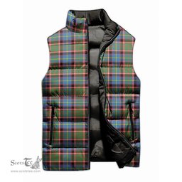 Scottish Aikenhead Tartan Tartan Puffer Vest, Tartan Plaid Sleeveless Down Jacket Scottish Plaid Tartan Plaid - ScotsTee - scotstee.com