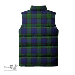 Scottish Bannatyne Tartan Tartan Puffer Vest, Tartan Plaid Sleeveless Down Jacket Scottish Plaid Tartan Plaid - ScotsTee - scotstee.com