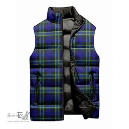 Scottish Arbuthnot Modern Tartan Tartan Puffer Vest, Tartan Plaid Sleeveless Down Jacket Scottish Plaid Tartan Plaid - ScotsTee - scotstee.com