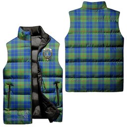 Scottish Barclay Hunting Ancient Clan Tartan Puffer Vest, Family Crest Plaid Sleeveless Down Jacket Scottish Plaid Tartan Plaid - ScotsTee - scotstee.com