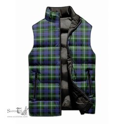 Scottish Baillie Modern Tartan Tartan Puffer Vest, Tartan Plaid Sleeveless Down Jacket Scottish Plaid Tartan Plaid - ScotsTee - scotstee.com