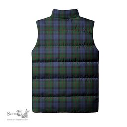 Scottish Baird Clan Tartan Puffer Vest, Family Crest Plaid Sleeveless Down Jacket Scottish Plaid Tartan Plaid - ScotsTee - scotstee.com