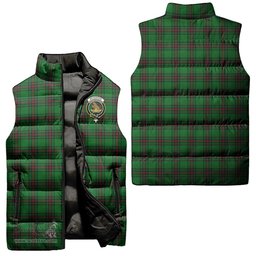 Scottish Beveridge Clan Tartan Puffer Vest, Family Crest Plaid Sleeveless Down Jacket Scottish Plaid Tartan Plaid - ScotsTee - scotstee.com