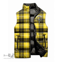 Scottish Barclay Dress Modern Clan Tartan Puffer Vest, Family Crest Plaid Sleeveless Down Jacket Scottish Plaid Tartan Plaid - ScotsTee - scotstee.com