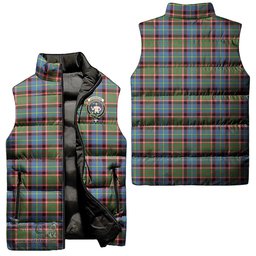 Scottish Aikenhead Clan Tartan Puffer Vest, Family Crest Plaid Sleeveless Down Jacket Scottish Plaid Tartan Plaid - ScotsTee - scotstee.com