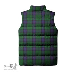 Scottish Armstrong Tartan Tartan Puffer Vest, Tartan Plaid Sleeveless Down Jacket Scottish Plaid Tartan Plaid - ScotsTee - scotstee.com