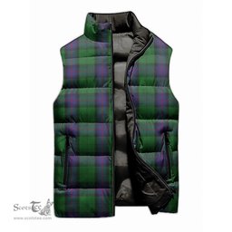 Scottish Armstrong Tartan Tartan Puffer Vest, Tartan Plaid Sleeveless Down Jacket Scottish Plaid Tartan Plaid - ScotsTee - scotstee.com