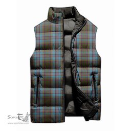 Scottish Anderson Tartan Tartan Puffer Vest, Tartan Plaid Sleeveless Down Jacket Scottish Plaid Tartan Plaid - ScotsTee - scotstee.com