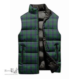 Scottish Austin Tartan Tartan Puffer Vest, Tartan Plaid Sleeveless Down Jacket Scottish Plaid Tartan Plaid - ScotsTee - scotstee.com