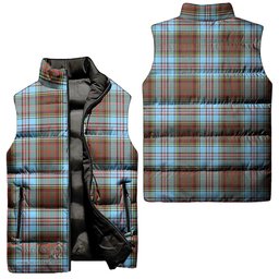 Scottish Anderson Ancient Tartan Tartan Puffer Vest, Tartan Plaid Sleeveless Down Jacket Scottish Plaid Tartan Plaid - ScotsTee - scotstee.com