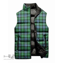 Scottish Arbuthnot Ancient Tartan Tartan Puffer Vest, Tartan Plaid Sleeveless Down Jacket Scottish Plaid Tartan Plaid - ScotsTee - scotstee.com