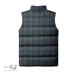 Scottish Allardice Clan Tartan Puffer Vest, Family Crest Plaid Sleeveless Down Jacket Scottish Plaid Tartan Plaid - ScotsTee - scotstee.com