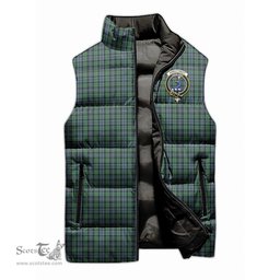 Scottish Arbuthnot Clan Tartan Puffer Vest, Family Crest Plaid Sleeveless Down Jacket Scottish Plaid Tartan Plaid - ScotsTee - scotstee.com