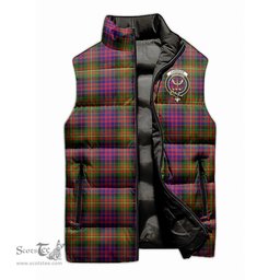 Scottish Carnegie Modern Clan Tartan Puffer Vest, Family Crest Plaid Sleeveless Down Jacket Scottish Plaid Tartan Plaid - ScotsTee - scotstee.com