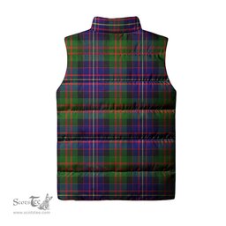 Scottish Chalmers Modern Clan Tartan Puffer Vest, Family Crest Plaid Sleeveless Down Jacket Scottish Plaid Tartan Plaid - ScotsTee - scotstee.com