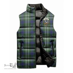 Scottish Blyth Clan Tartan Puffer Vest, Family Crest Plaid Sleeveless Down Jacket Scottish Plaid Tartan Plaid - ScotsTee - scotstee.com