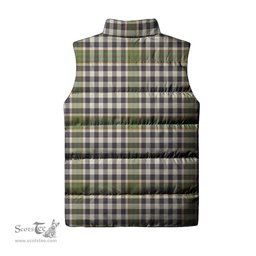 Scottish Burns Check Clan Tartan Puffer Vest, Family Crest Plaid Sleeveless Down Jacket Scottish Plaid Tartan Plaid - ScotsTee - scotstee.com