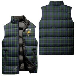 Scottish Campbell of Argyll #01 Clan Tartan Puffer Vest, Family Crest Plaid Sleeveless Down Jacket Scottish Plaid Tartan Plaid - ScotsTee - scotstee.com