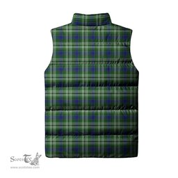Scottish Blackadder Tartan Tartan Puffer Vest, Tartan Plaid Sleeveless Down Jacket Scottish Plaid Tartan Plaid - ScotsTee - scotstee.com