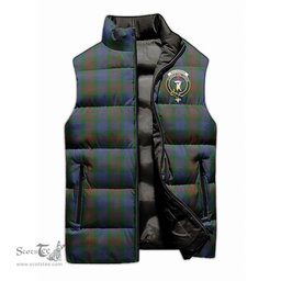 Scottish Buchanan Hunting Clan Tartan Puffer Vest, Family Crest Plaid Sleeveless Down Jacket Scottish Plaid Tartan Plaid - ScotsTee - scotstee.com