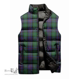 Scottish Campbell of Cawdor Tartan Tartan Puffer Vest, Tartan Plaid Sleeveless Down Jacket Scottish Plaid Tartan Plaid - ScotsTee - scotstee.com