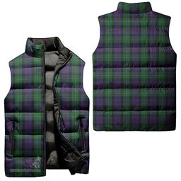 Scottish Campbell of Cawdor Tartan Tartan Puffer Vest, Tartan Plaid Sleeveless Down Jacket Scottish Plaid Tartan Plaid - ScotsTee - scotstee.com