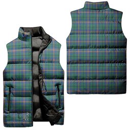 Scottish Carmichael Ancient Tartan Tartan Puffer Vest, Tartan Plaid Sleeveless Down Jacket Scottish Plaid Tartan Plaid - ScotsTee - scotstee.com