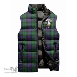 Scottish Campbell of Cawdor Clan Tartan Puffer Vest, Family Crest Plaid Sleeveless Down Jacket Scottish Plaid Tartan Plaid - ScotsTee - scotstee.com