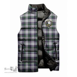 Scottish Campbell of Cawdor Dress Clan Tartan Puffer Vest, Family Crest Plaid Sleeveless Down Jacket Scottish Plaid Tartan Plaid - ScotsTee - scotstee.com