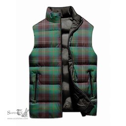 Scottish Chisholm Hunting Ancient Tartan Tartan Puffer Vest, Tartan Plaid Sleeveless Down Jacket Scottish Plaid Tartan Plaid - ScotsTee - scotstee.com