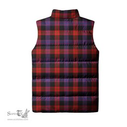 Scottish Broun Modern Clan Tartan Puffer Vest, Family Crest Plaid Sleeveless Down Jacket Scottish Plaid Tartan Plaid - ScotsTee - scotstee.com
