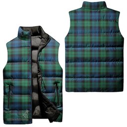 Scottish Black Watch Ancient Tartan Tartan Puffer Vest, Tartan Plaid Sleeveless Down Jacket Scottish Plaid Tartan Plaid - ScotsTee - scotstee.com