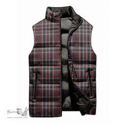 Scottish Borthwick Tartan Tartan Puffer Vest, Tartan Plaid Sleeveless Down Jacket Scottish Plaid Tartan Plaid - ScotsTee - scotstee.com