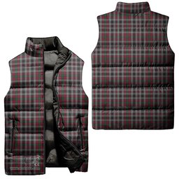 Scottish Borthwick Tartan Tartan Puffer Vest, Tartan Plaid Sleeveless Down Jacket Scottish Plaid Tartan Plaid - ScotsTee - scotstee.com