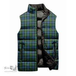 Scottish Campbell of Argyll #02 Tartan Tartan Puffer Vest, Tartan Plaid Sleeveless Down Jacket Scottish Plaid Tartan Plaid - ScotsTee - scotstee.com