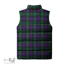 Scottish Calder Modern Tartan Tartan Puffer Vest, Tartan Plaid Sleeveless Down Jacket Scottish Plaid Tartan Plaid - ScotsTee - scotstee.com