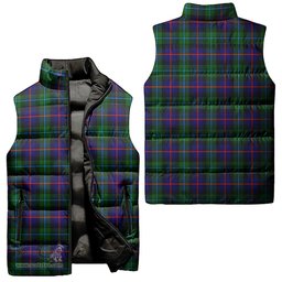 Scottish Calder Modern Tartan Tartan Puffer Vest, Tartan Plaid Sleeveless Down Jacket Scottish Plaid Tartan Plaid - ScotsTee - scotstee.com
