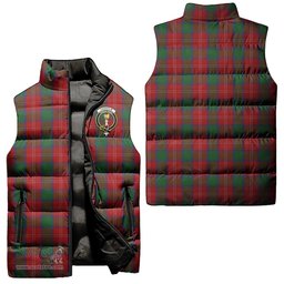 Scottish Chisholm Clan Tartan Puffer Vest, Family Crest Plaid Sleeveless Down Jacket Scottish Plaid Tartan Plaid - ScotsTee - scotstee.com