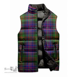 Scottish Chalmers Modern Tartan Tartan Puffer Vest, Tartan Plaid Sleeveless Down Jacket Scottish Plaid Tartan Plaid - ScotsTee - scotstee.com