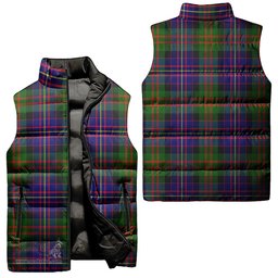 Scottish Chalmers Modern Tartan Tartan Puffer Vest, Tartan Plaid Sleeveless Down Jacket Scottish Plaid Tartan Plaid - ScotsTee - scotstee.com