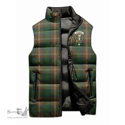 Scottish Chisholm Hunting Clan Tartan Puffer Vest, Family Crest Plaid Sleeveless Down Jacket Scottish Plaid Tartan Plaid - ScotsTee - scotstee.com