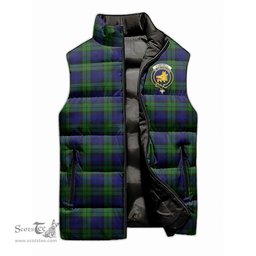 Scottish Campbell Modern Clan Tartan Puffer Vest, Family Crest Plaid Sleeveless Down Jacket Scottish Plaid Tartan Plaid - ScotsTee - scotstee.com