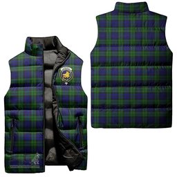 Scottish Campbell Modern Clan Tartan Puffer Vest, Family Crest Plaid Sleeveless Down Jacket Scottish Plaid Tartan Plaid - ScotsTee - scotstee.com